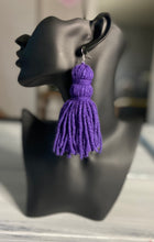 Load image into Gallery viewer, Double knot tassel earrings
