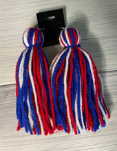 Load image into Gallery viewer, Tassel Earrings - 6in.
