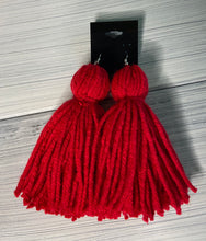Load image into Gallery viewer, Tassel Earrings - 6in.
