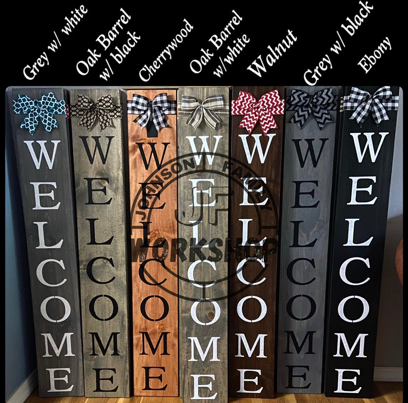 5ft Welcome Sign